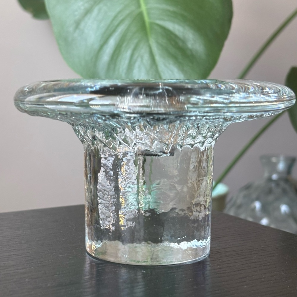 Vintage Blenko 77S Mushroom Candleholder - Picture 12 of 14